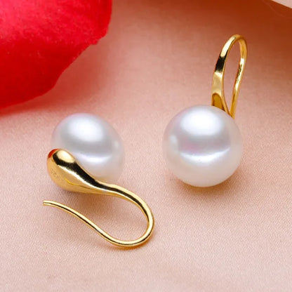 Simulated Pearls Bijoux Cute Sparkling Wedding Jewelry Earring