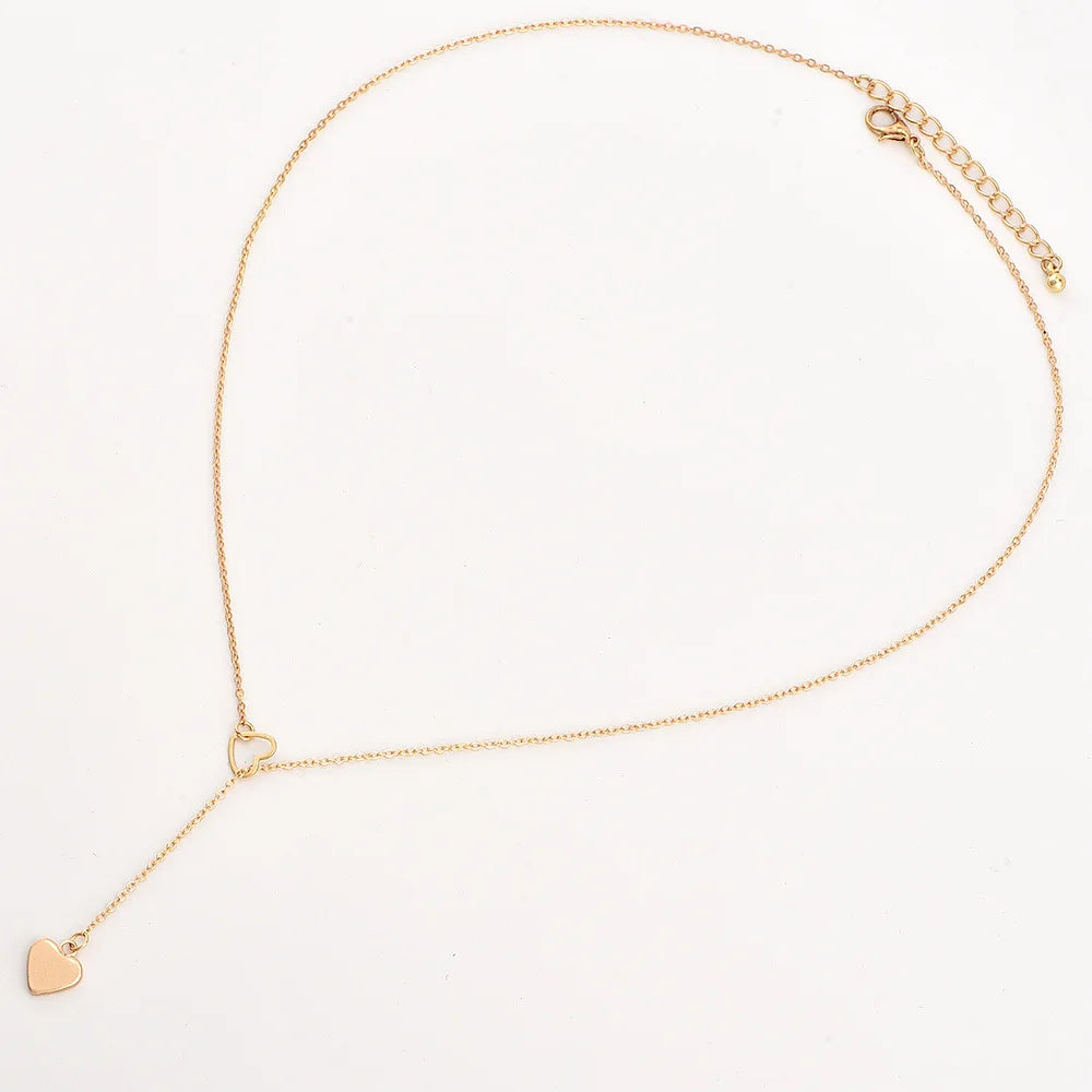 New Tiny Heart Dainty Chain Minimalist Collar Holiday Beach Statement Necklake