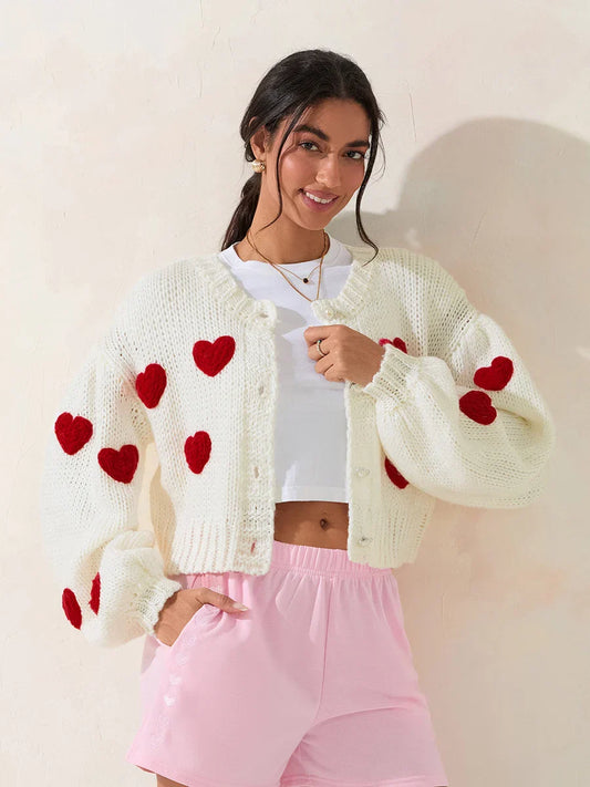 Autumn Sweater 3D Bow Cardigan Cardigan-241208