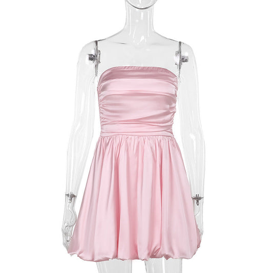 off-Shoulder Tube Top A Swing Mini