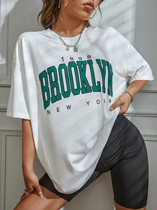 1898 Brooklyn Vintage Drop Shoulder T-Shirt