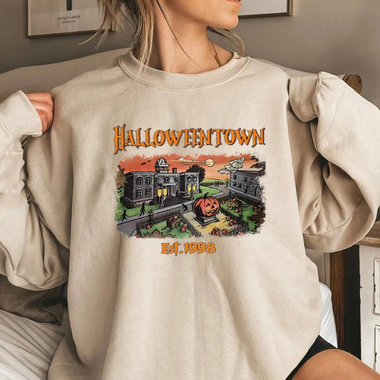 Retro HalloweenTown Sweatshirt Top