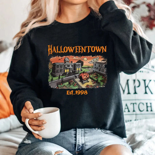 Retro HalloweenTown Sweatshirt Top