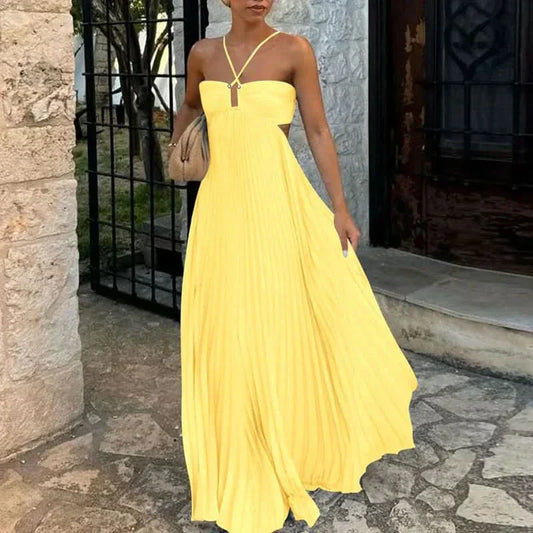 Monica Halter Maxi Dress