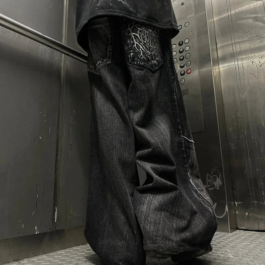 Dark Vintage Cleaning Trousers