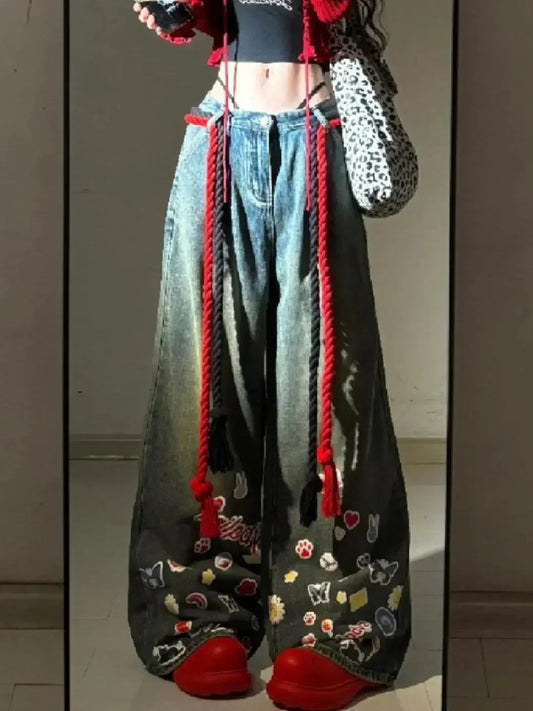 Sweet Gothic Baggy Pant Blue / S