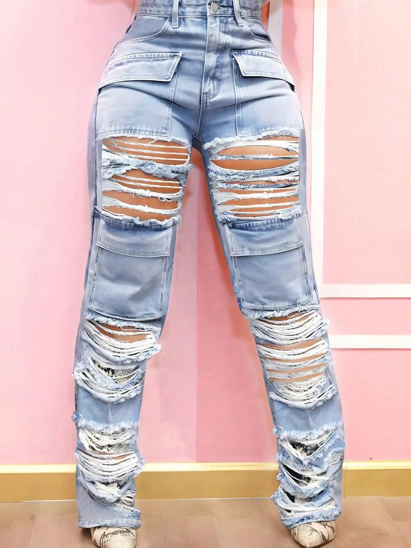 Cleansed Medieval Flap Pocket Trouser