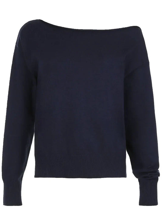 Women's Minimalist Loose Knit Pullover