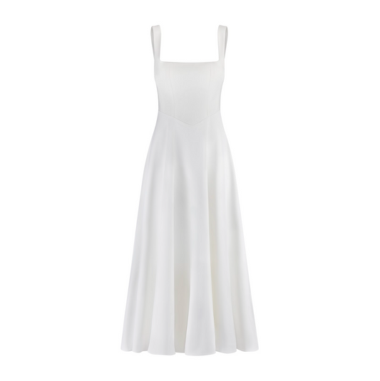 Yade | High-Waisted Midi Dress