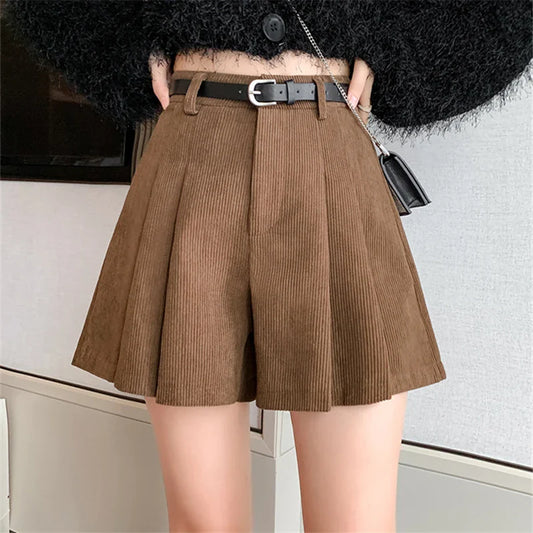 Women's Shorts With Belted 2024 High Waist Classic Shorts