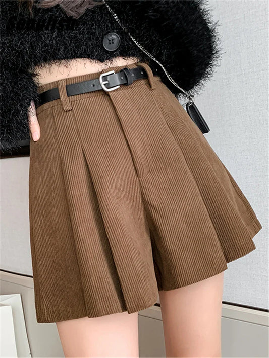 Women's Shorts With Belted 2024 High Waist Classic Shorts