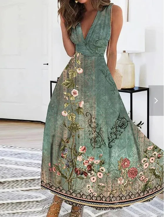 FashionSierra - 2024 Sexy Long Party Robe Casual Sundress Vestidos Boho Dress