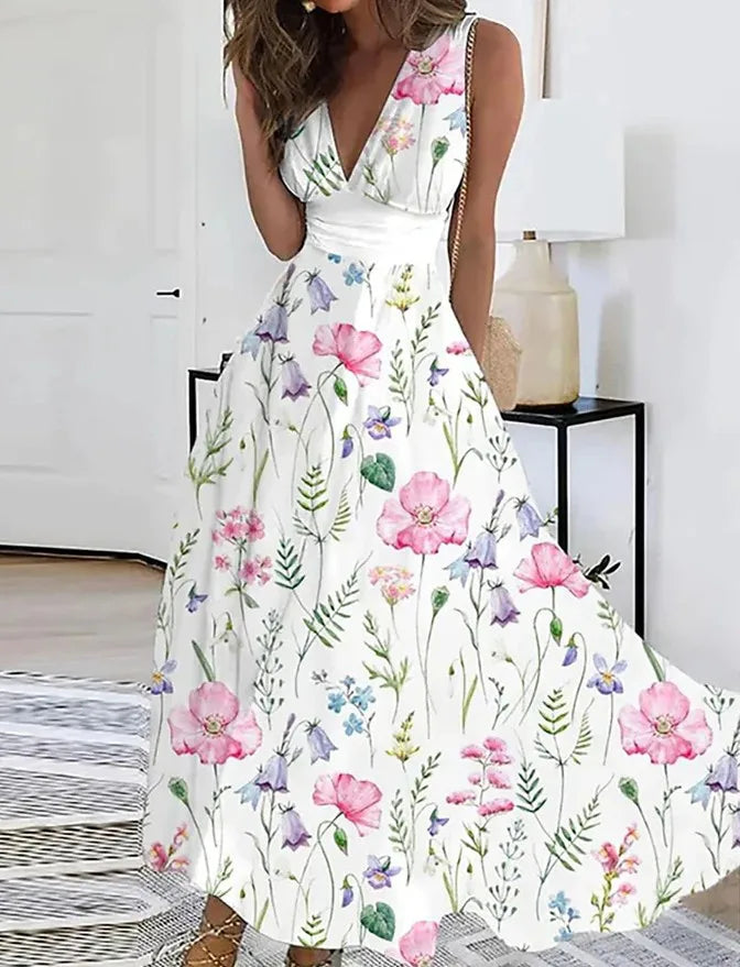FashionSierra - 2024 Sexy Long Party Robe Casual Sundress Vestidos Boho Dress