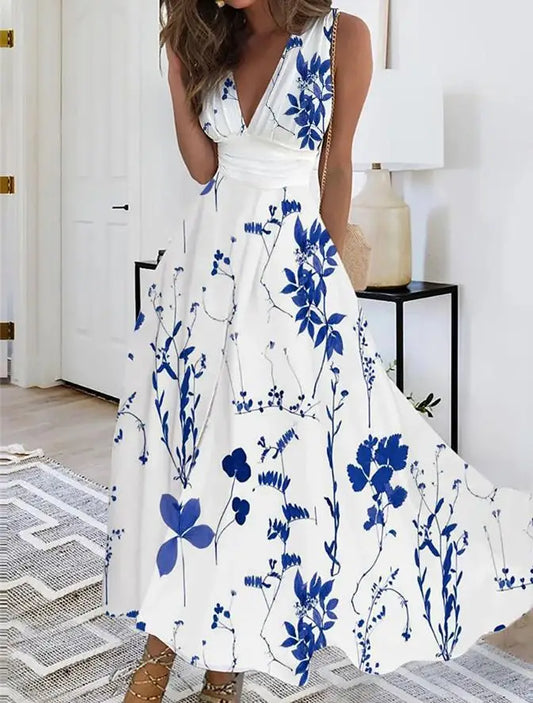 FashionSierra - 2024 Sexy Long Party Robe Casual Sundress Vestidos Boho Dress