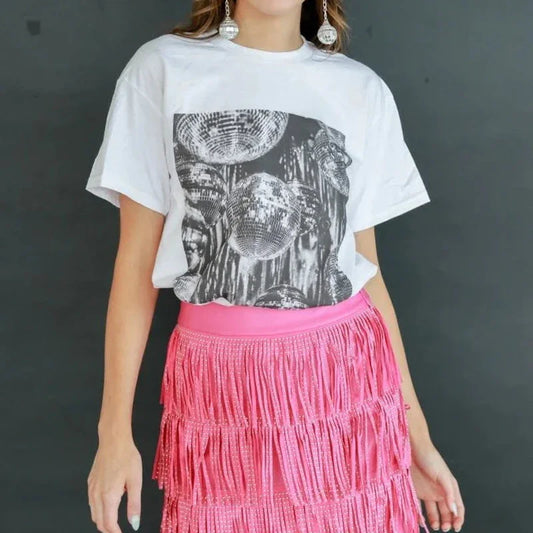 Disco Ball Vintage Concert T-shirt t-shirt-250223