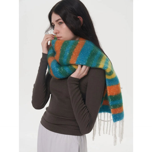 New Winter Cashmere Long Muffler Scarf - Thick and Warm