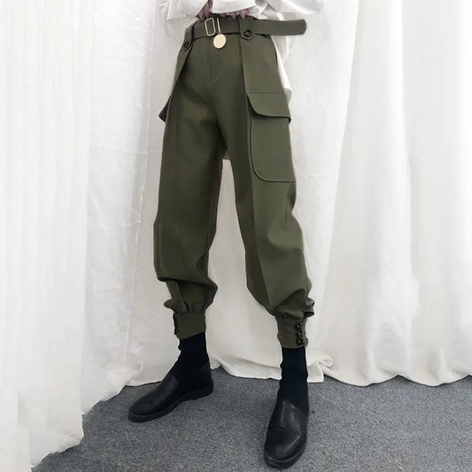 High Waist Vintage Harajuku Cargo Halloween Pants