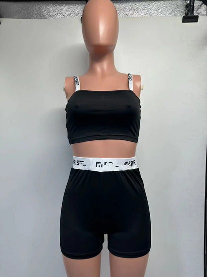 FashionSierra - 2024 Sexy Female Bra Short Two Piece Basic Swimsuits