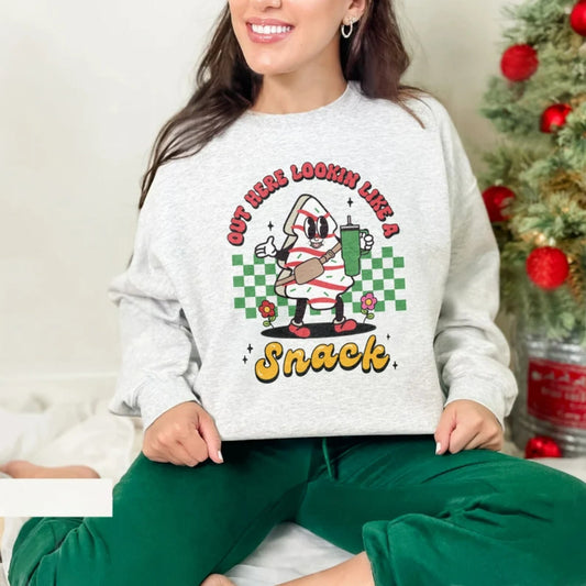 Snack Cake Pullover Christmas Hoodie