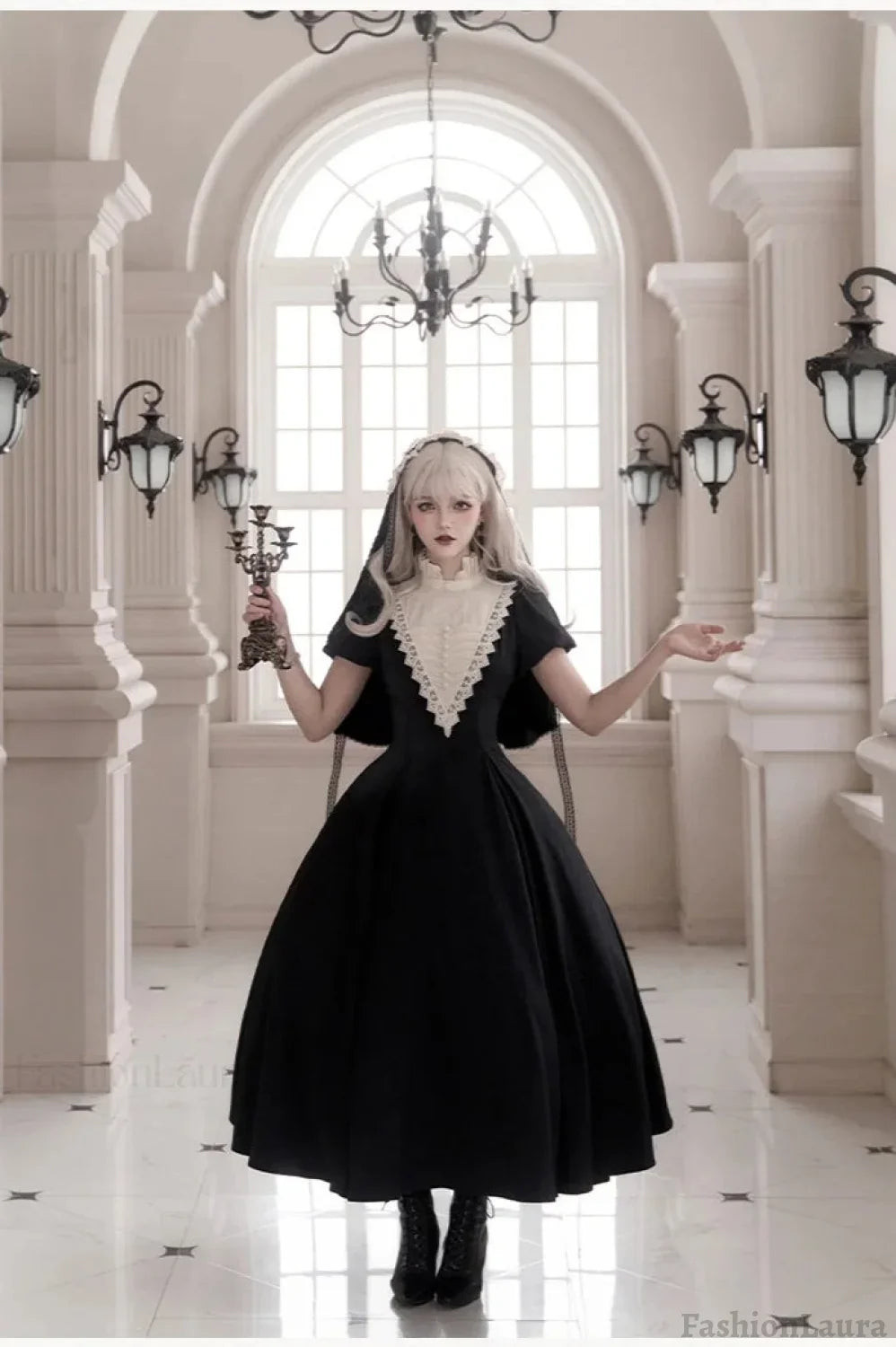 Gothic Nun Lolita Dress Costume Halloween costumes