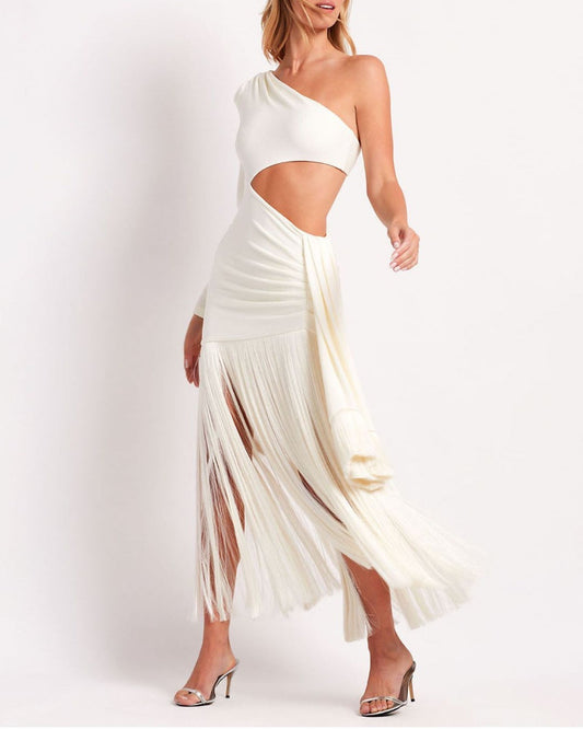 JESSIE FRINGE MAXI DRESS