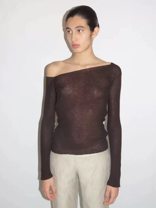 Paloma Wool Spain Vintage Anticlined Shoulder Smock Sweater