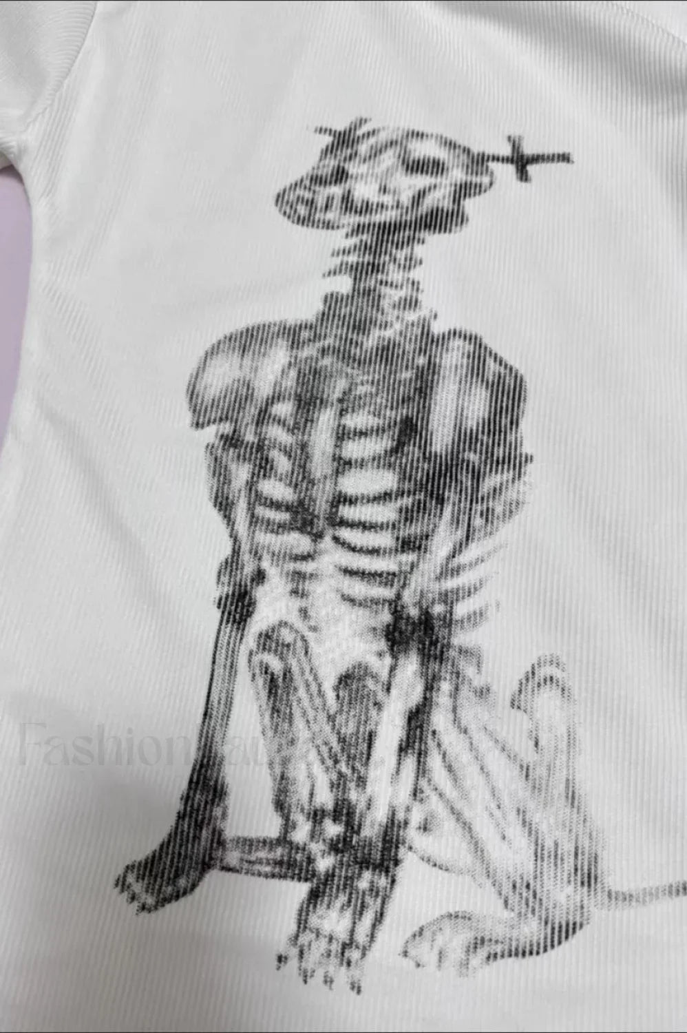 Skull Dog High Neck Slim T-Shirt