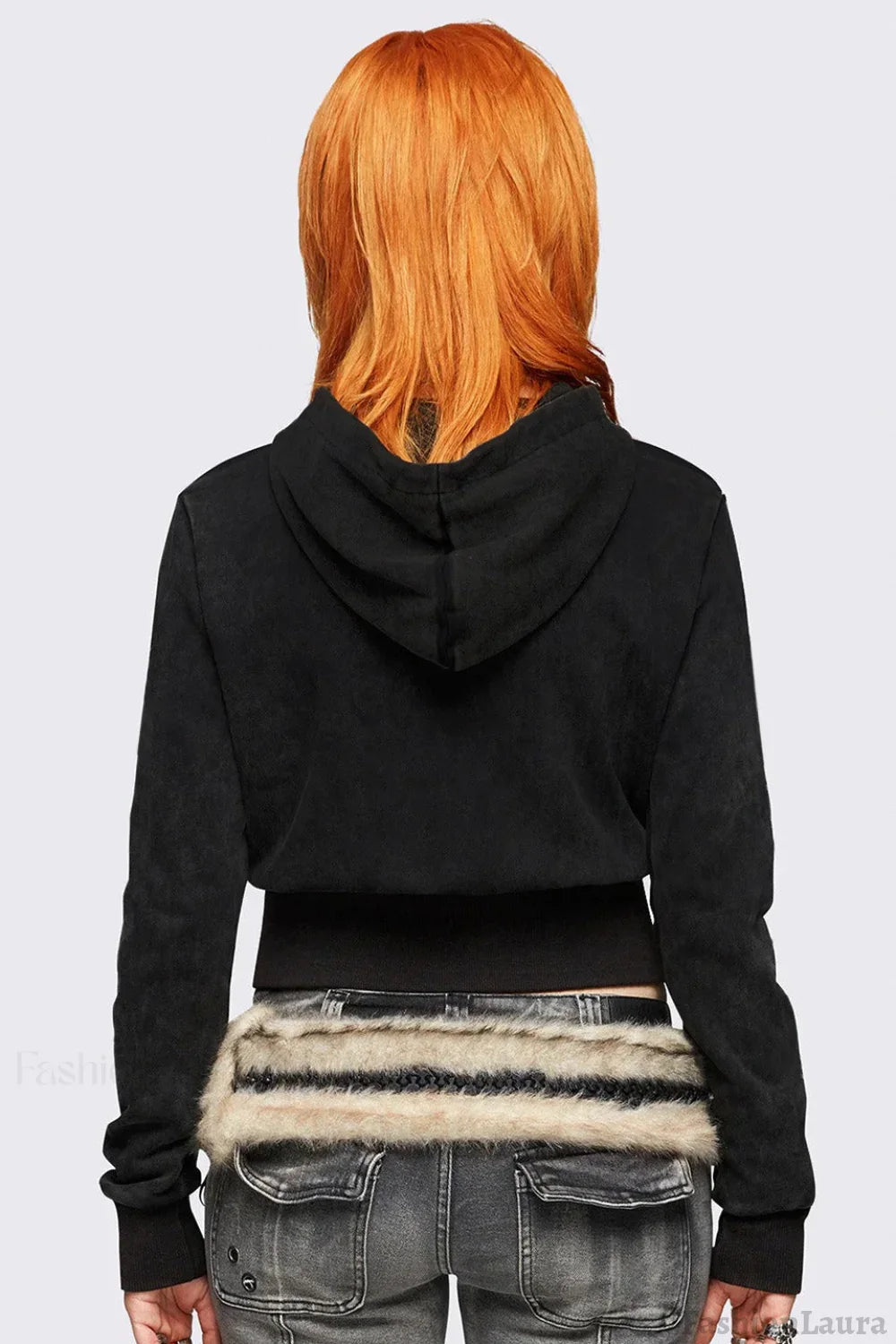 Street Style Color Block Hooded Hoodie