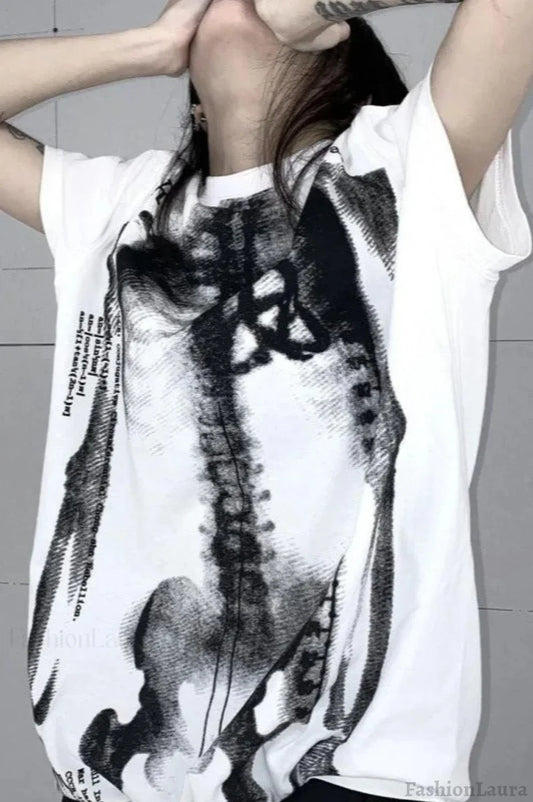 X-Ray Bone Graphic T-Shirt