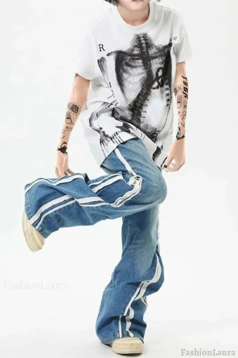 X-Ray Bone Graphic T-Shirt
