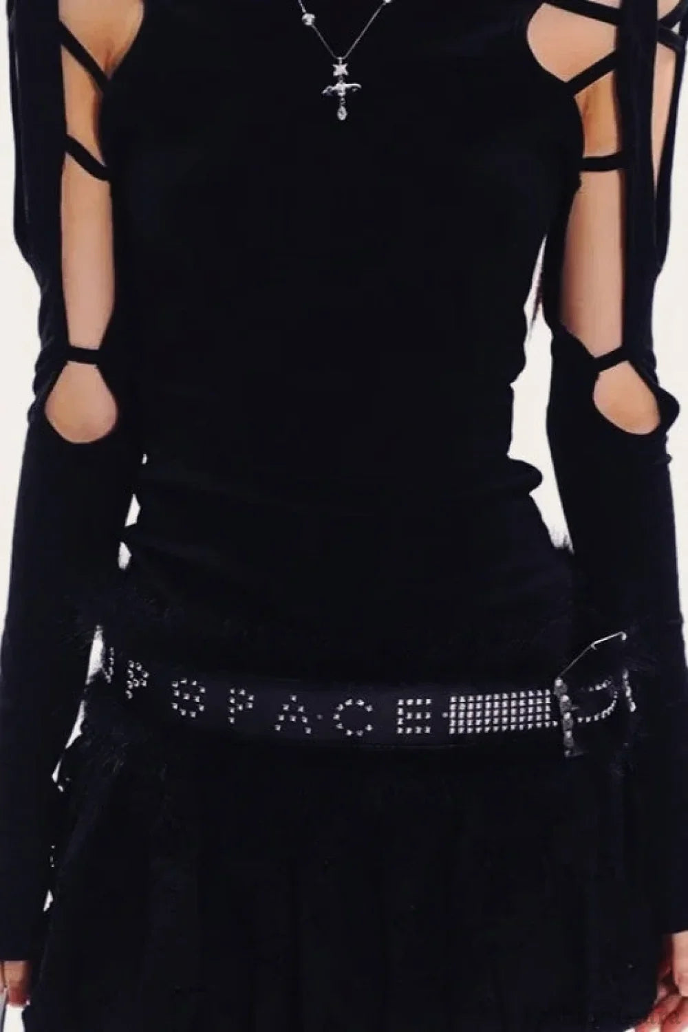 Y2K Gothic Print T-Shirt