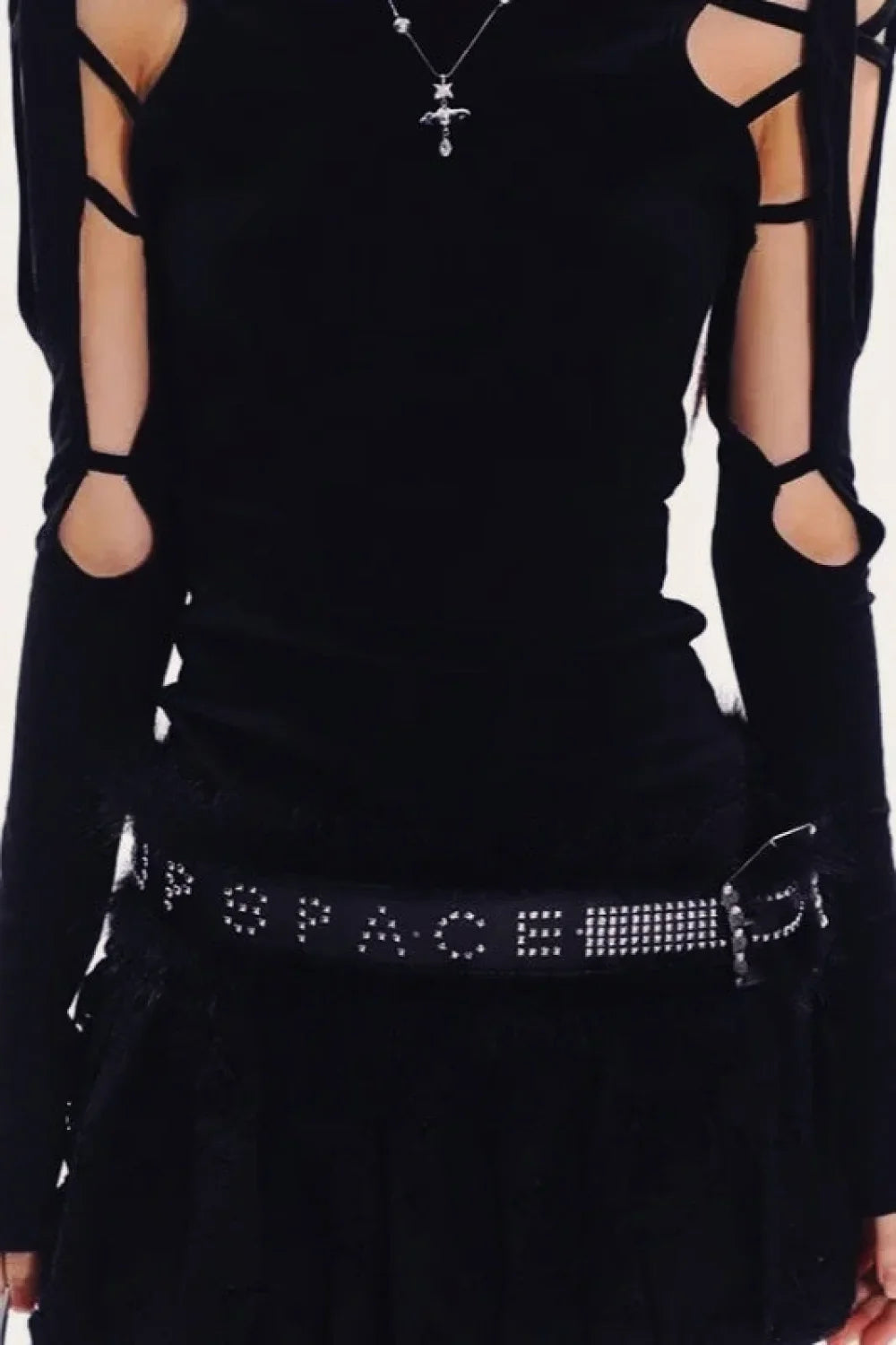 Y2K Gothic Print T-Shirt