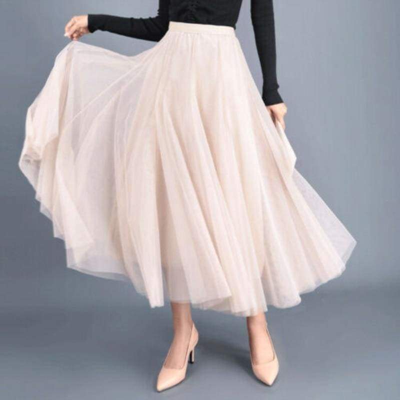 New Fashion Women Boho Double Layer Long Maxi Dress