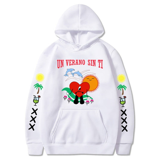 FashionSierra - New Bad Bunny Printed Hoodie