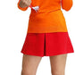 Women Orange Purple Turtleneck Sweater