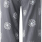 Capri Dandelion Pants for Summer Beach Elastic Waist Cropped Pants