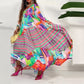 Fashion Retro Loose Boho Print Maxi Dress