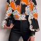 Office LadySlim Stand Collar Long Sleeve Blouse