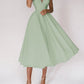 2023 Gosfairy  Women Sexy Ball Gown Prom Sage Green Dresses