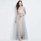 Two Pieces Fashion Maxi Party Prom Designer Gown