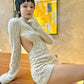 Sexy Knitted Sweater Dresses Fall Winter Clothes