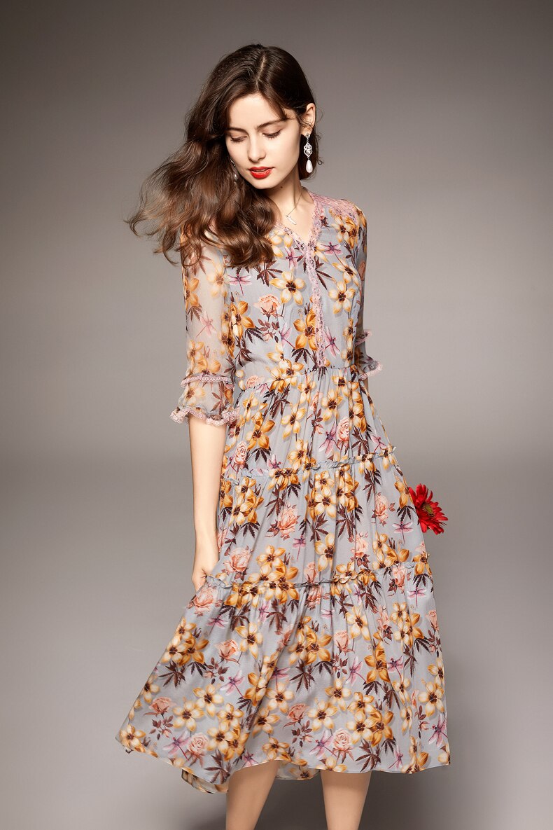 100% Natural Silk Women's Dresses