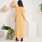 Summer New Fashion Women's Long Sleeve Square Collar Temperament Cardigan Vest Dress Slim Thin Mid-length Suit Dress