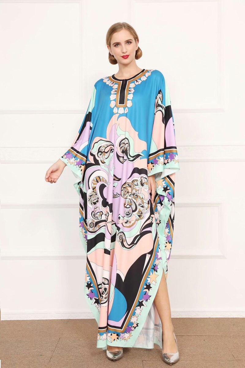 Plus Sizes Split Knitted Elastic Long Maxi Dresses