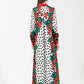Floral Printed Split Fashion Casual Long Designer Dress