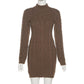 Sexy Knitted Sweater Dresses Fall Winter Clothes
