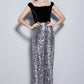 Bodice Patchwork Sequined Elegant Long Party Dresses