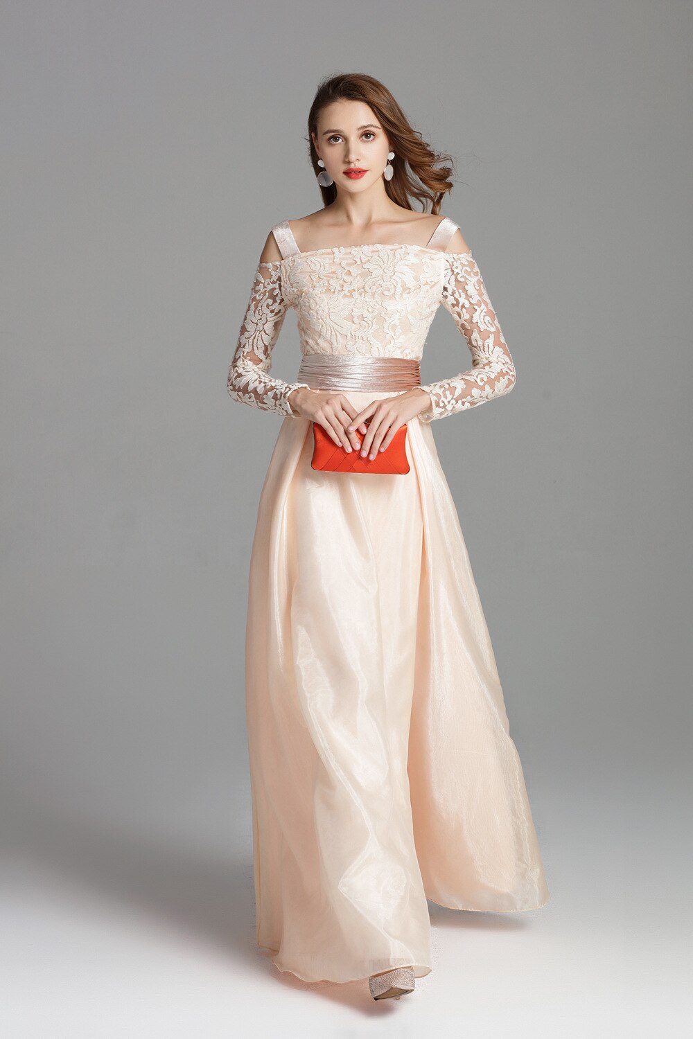 Spaghetti Straps Embroidery Party Prom Sexy Split Fashion Long Designer Dresses