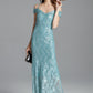 Party Prom Embroidery Sequined Lace Fashion Long Dresses