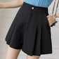 High Waist Casual Shorts Solid Color All-match Ladies Elegant Short
